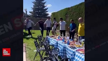 Arda Güler, takım arkadaşlarına halay dersi verdi