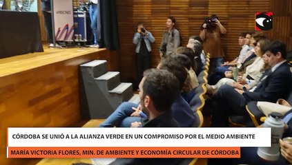 Córdoba se unió a la Alianza Verde en un compromiso por el medio ambiente
