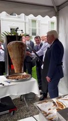 Almanya Cumhurbaşkanı İstanbul'da döner kesti, konuklar kuyruğa girdi