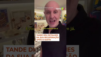 Ex-jogador de vôlei, Tande fala sobre melhora após infarto #shorts