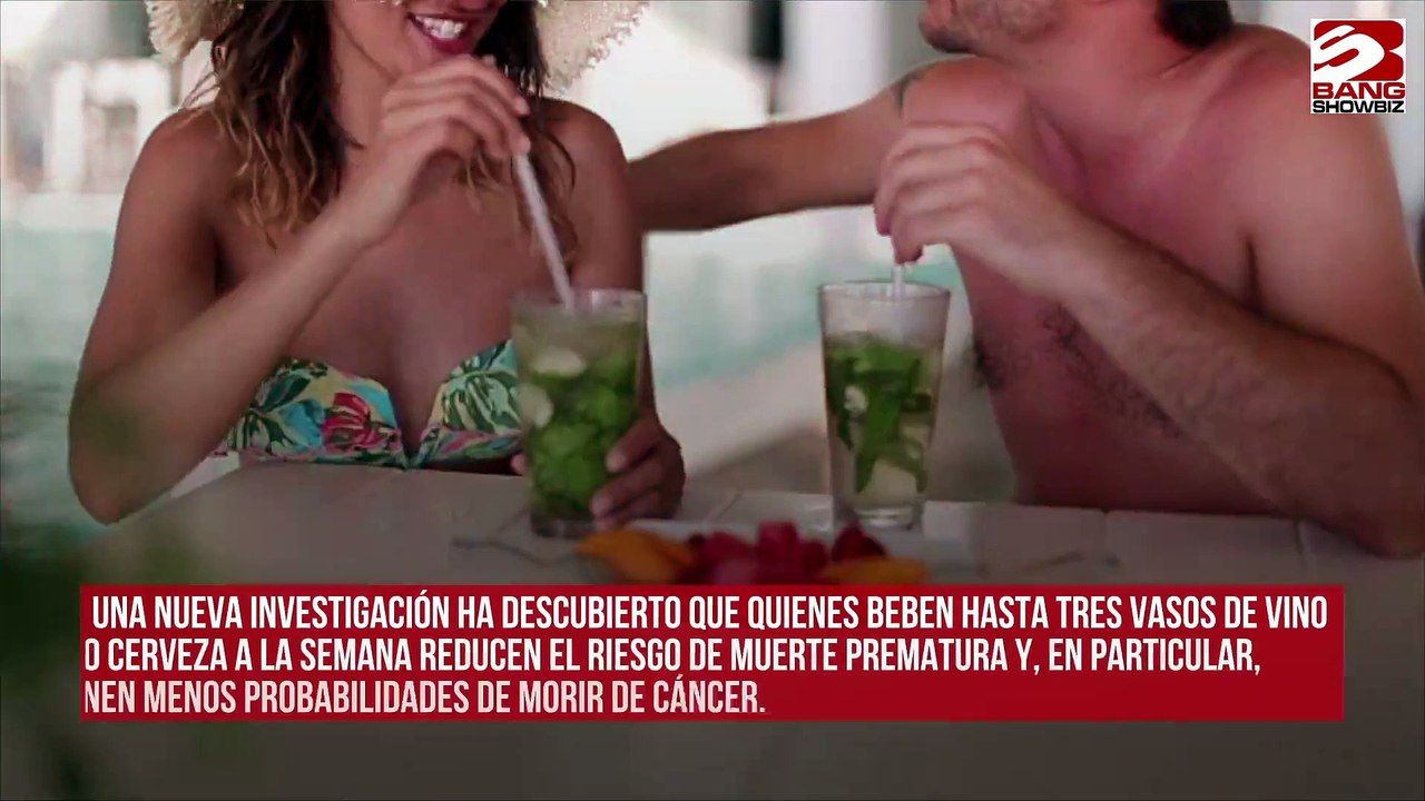 Las personas que beben tienen más probabilidades de vivir más tiempo