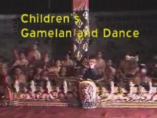 Balinese Children's Music and Dance, Indonesia