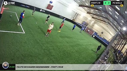 Faute de Damien GEMGEMBRE - FOOT 2 RUE