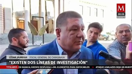 Se tienen dos líneas de investigación en el caso de los 9 cuerpos encontrados en Chihuahua