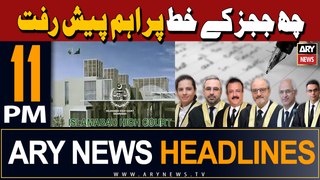 ARY News 11 PM Headlines 22nd April 2024 | IHC Judges' Letter - Latest Update