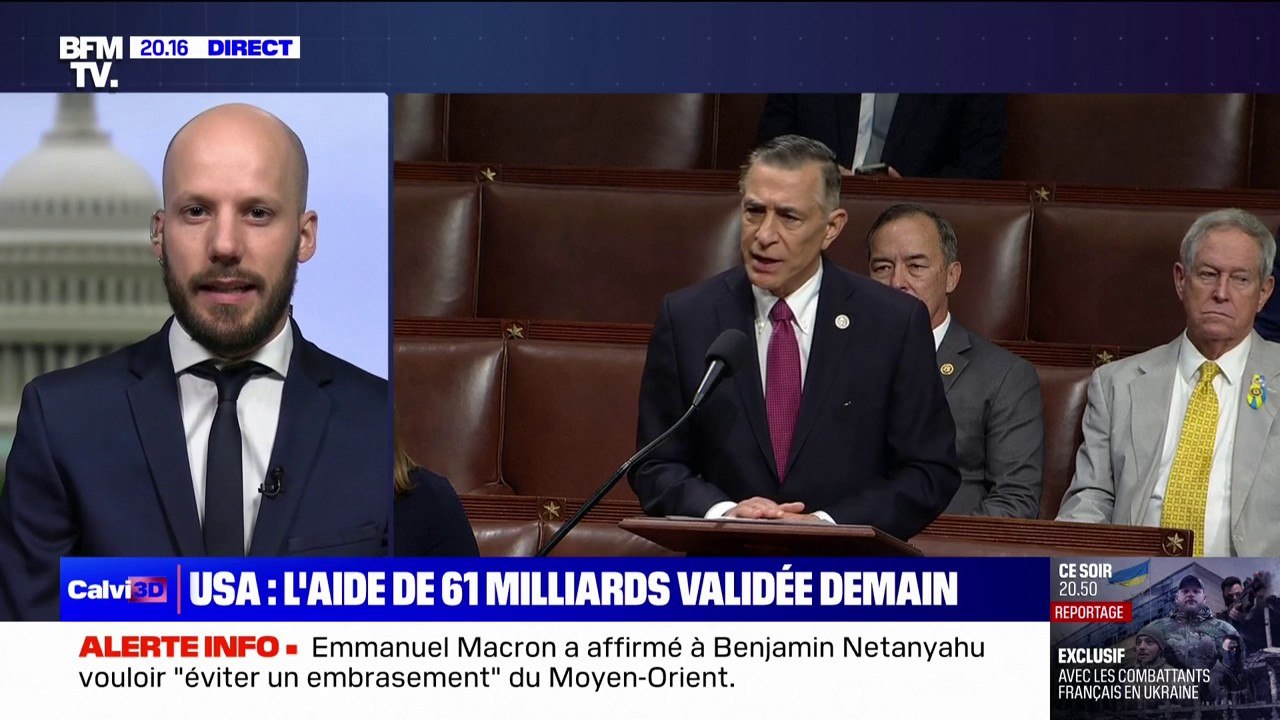Guerre en Ukraine: l'aide américaine de 61 milliards de dollars devrait être approuvée par le Sénat ce mardi