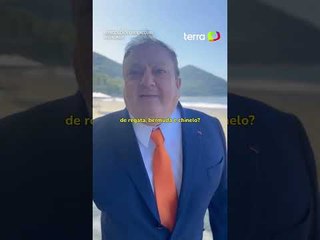 Jacquin usa terno em praia para criticar clientes que vão de regata e chinelo em restaurantes