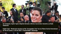 Sophie Tapie et son bébé dans les bras : jolie photo pour parler de sa rencontre improbable avec Baptiste Germain