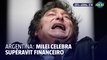 Milei comemora 1º trimestre de superávit financeiro na Argentina desde 2008