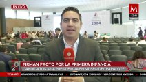 Candidatos presidenciales asisten a la firma por el Pacto a la Primera Infancia