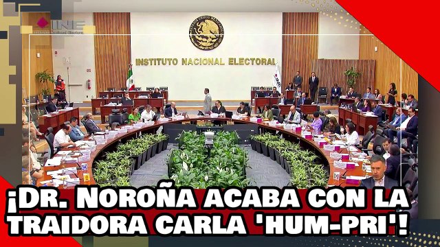 ¡VEAN! ¡el Dr. Noroña acaba con la traidora Carla ‘Hum-pri’ por defender a Móchitl y sus chayoteros!