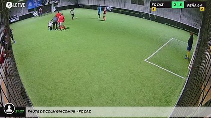 Faute de Colin Giacomini  - FC CAZ