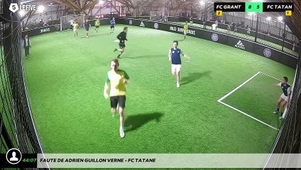 Faute de Adrien Guillon Verne - FC TATANE
