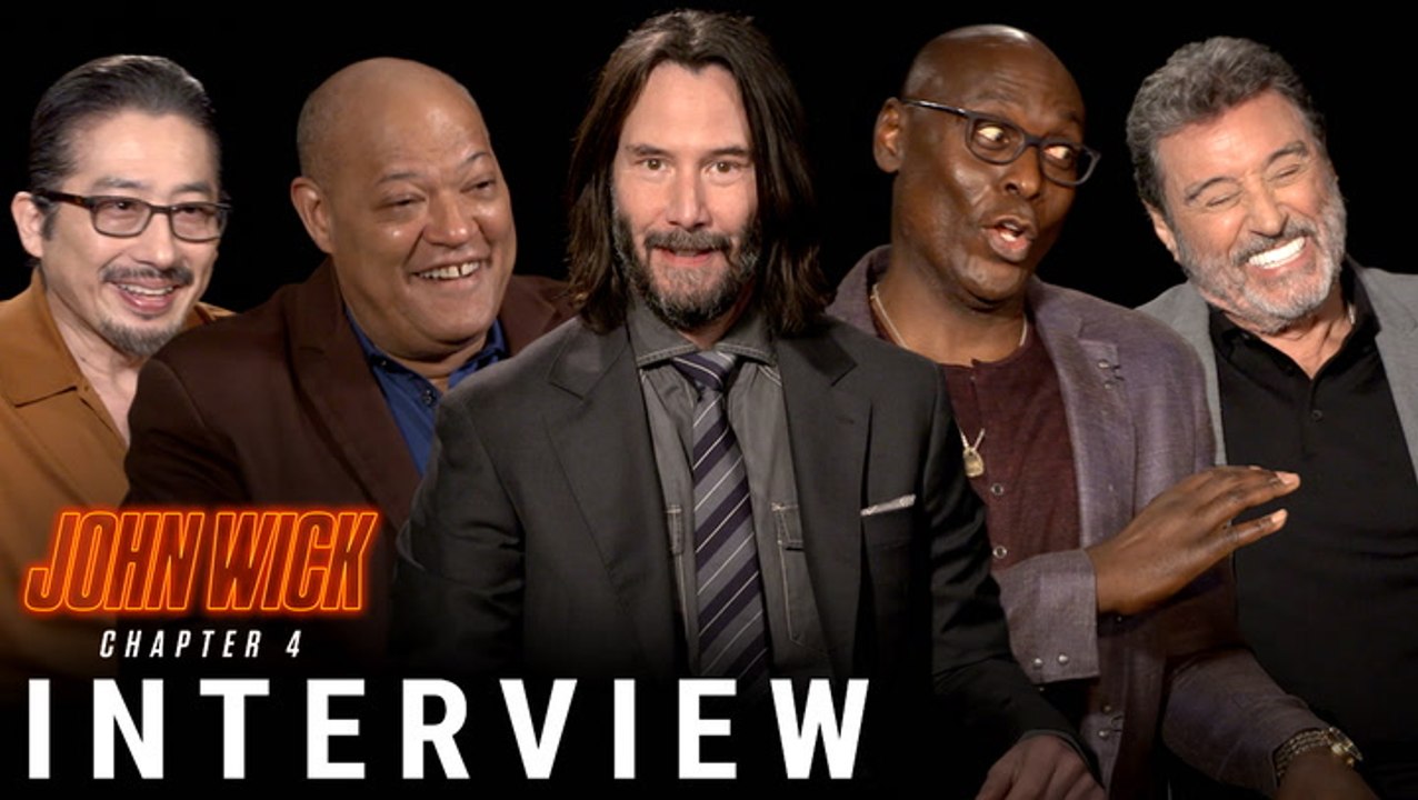 John Wick: Chapter 4' Interviews with Keanu Reeves, Lance Reddick, Ian McShane
