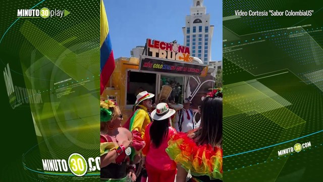 Emprendedores colombianos en Miami triunfan con un emprendimiento gastronómico de Lechonas en Food Trucks