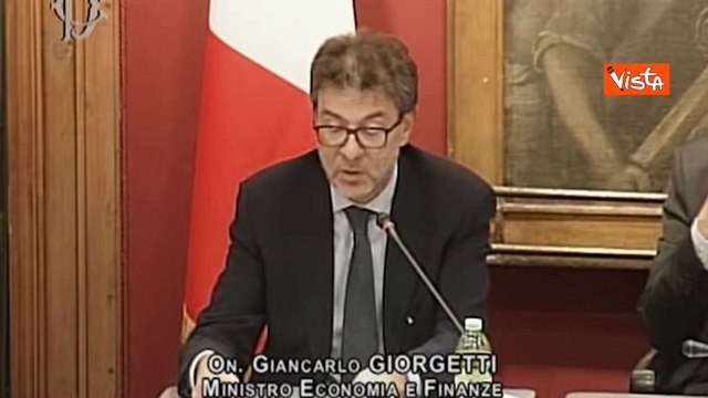 Giorgetti: L'aggiustamento del rapporto deficit Pil ? pienamente alla nostra portata