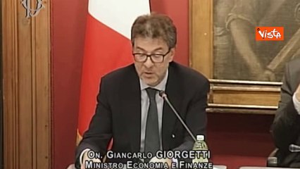 Giorgetti: "L'aggiustamento del rapporto deficit Pil ? pienamente alla nostra portata"