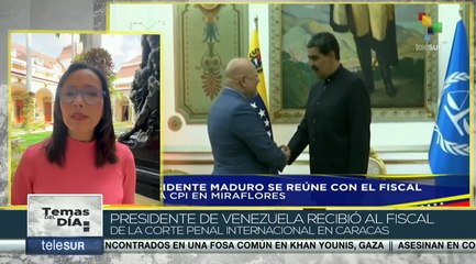 Pdte. de Venezuela recibió al fiscal de la CPI Karim Khan