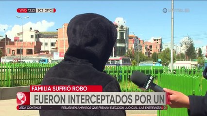 Una familia que estaba yendo a cosechar papa en su auto fue interceptada y golpeada por una banda armada