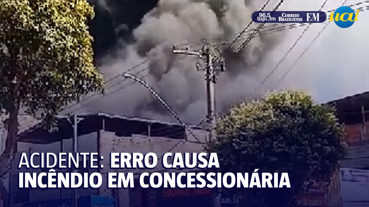 Erro em serviço de solda causa incêndio em concessionária