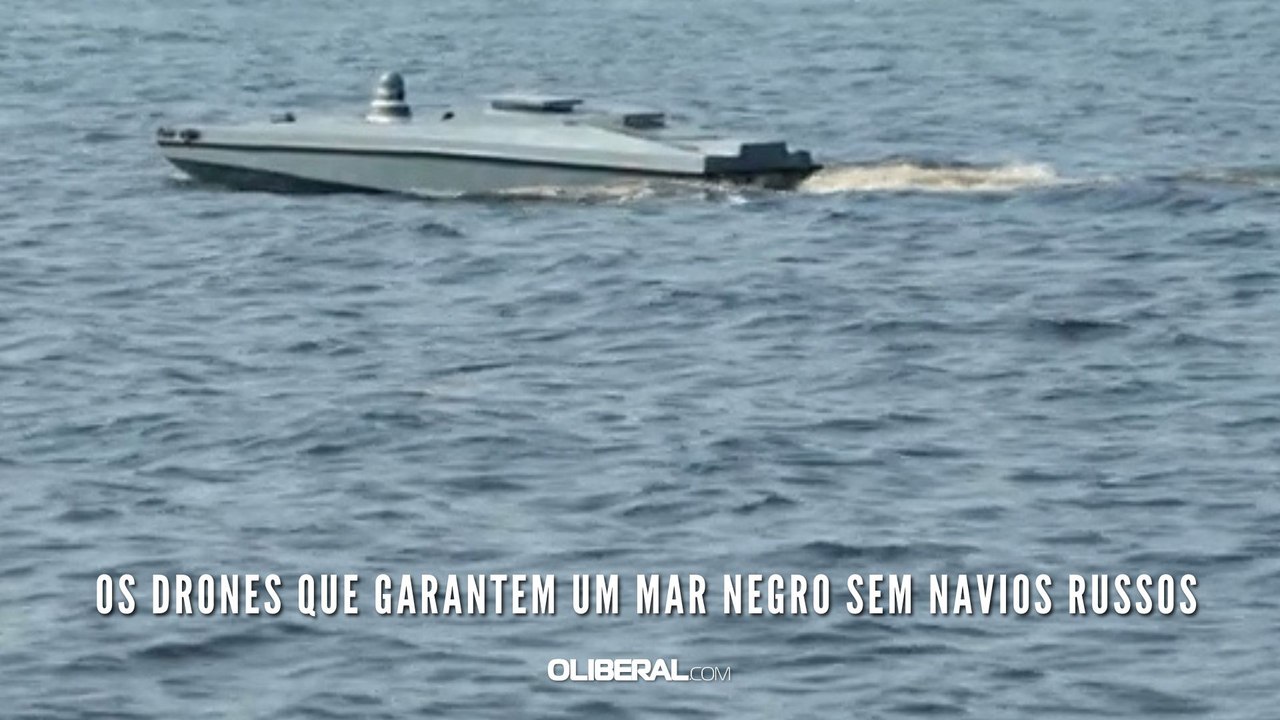 Os drones que garantem um Mar Negro sem navios russos
