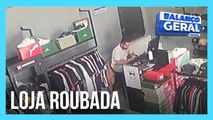 Empresário tem sua loja roubada e sofre prejuízo de 300 mil reais.