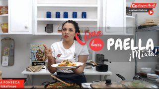 Cómo hacer Paella mixta casera con la chef Ericka Fonseca | Clases de Cocina Vital