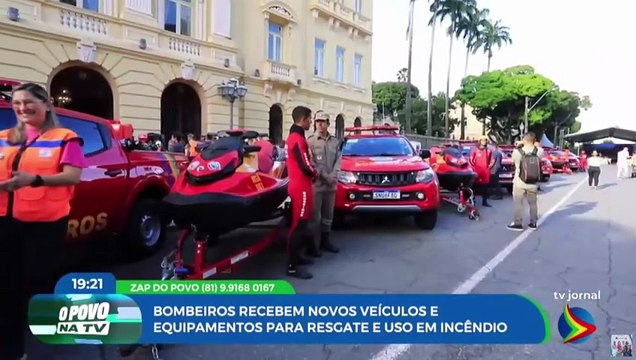 Raquel Lyra entrega novas viaturas e equipamentos para o Corpo de Bombeiros