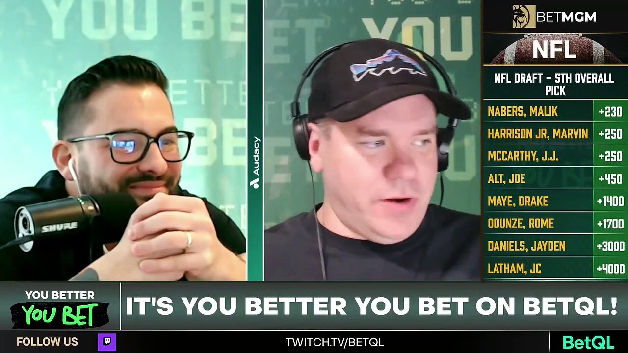 NFL Draft BETS! Breaking down the 5th Overall pick
