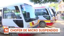 chofer de micro suspendido  rechazan discrminacion a pasajeros