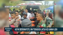 Usaha Evakuasi Jenazah Wisatawan Tiongkok Jatuh ke Kawah Ijen saat Asyik Selfie dengan Suami