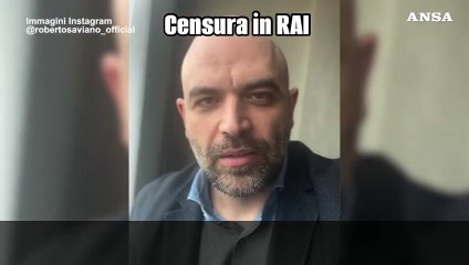 Scurati, Saviano denuncia: "E' censura in Rai"