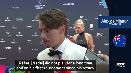 De Minaur reflects on beating Rafael Nadal