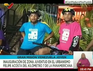 Pdte. Nicolás Maduro inaugura el parque de ciclismo "La Fuga" en el Urbanismo Felipe Acosta