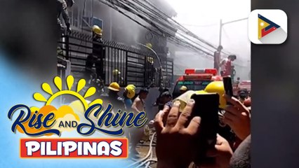 2 patay sa sunog na sumiklab sa Caloocan; pumutok na electrical wiring sa garahe ng bahay, tinitignang sanhi ng sunog