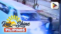 Banggaan ng isang van at motorsiklo sa Maynila, nakunan ng CCTV; rider, sugatan matapos tumalsik