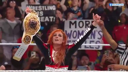WTF. Becky Lynch Wins World Title  - WWE RAW 22 April2024