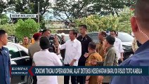 Presiden Joko Widodo Tinjau Operasional Alat Deteksi Kesehatan Baru di RSUD Toto Kabila