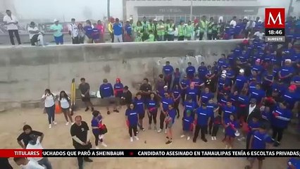 Realizan mega limpieza de playas en Mazatlán; conmemoran el 'Día de la Madre Tierra'