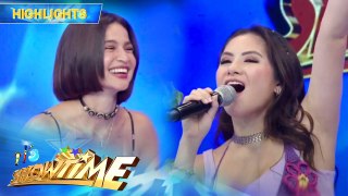 Ashley joyfully engages in playful banter with the It's Showtime family | It’s Showtime