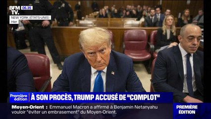 À son procès, l'ancien président américain Donald Trump, est accusé de "complot criminel"