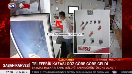 Yolcular uyarmış, 50 saniye önce teleferiği durdurmuşlar