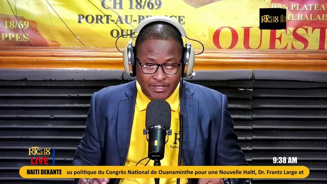 DEKANTE|Dr. Frantz Large, Secrétaire Gnl. du Bureau Politique du Congrès National de Ouanaminthe