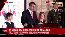 Milli Eğitim Bakanı Yusuf Tekin ve çocuklar Anıtkabir'i ziyaret etti