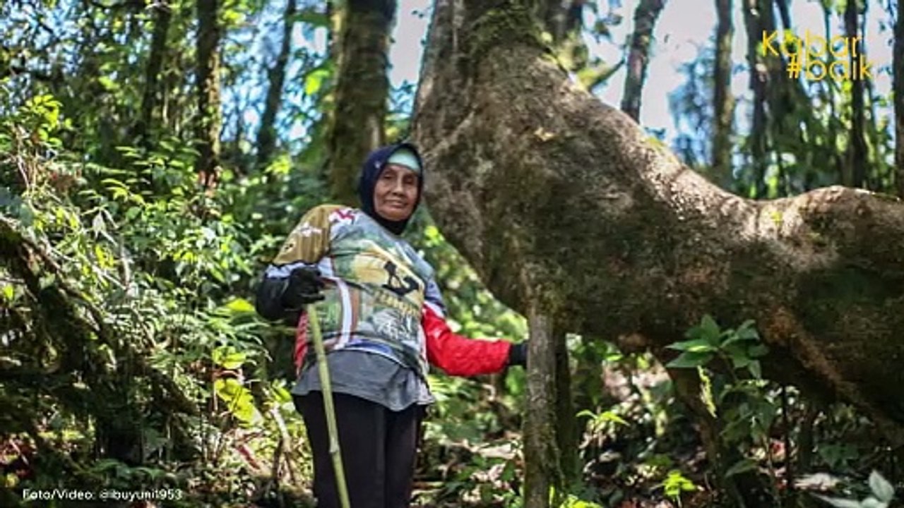 INSPIRATIF!!, NENEK WAHYUNI PENDAKI BERUSIA 71 TAHUN YANG SUDAH TAKLUKAN BANYAK GUNUNG DI INDONESIA