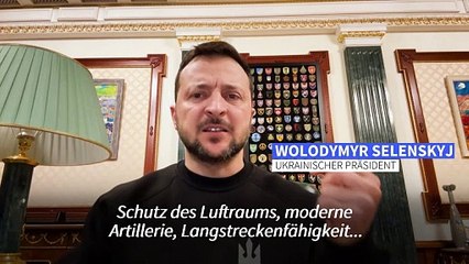 Selenskyj: USA und Ukraine arbeiten an Sicherheitsabkommen