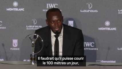 Athlétisme - Usain Bolt encourage Kylian Mbappé à courir le 100m !