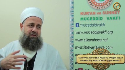 Asansörde halvet (Bir bayan ve erkeğin kapalı ortamda baş başa kalması) uygun mudur_