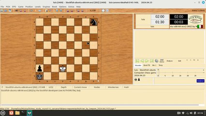 solucion de puzzle de ajedrez utilizando 2 postulados, juega piezas blancas y consigue el empate