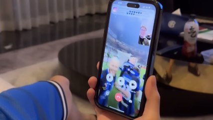 Dimarco entusiasta in videochiamata con Steven Zhang: